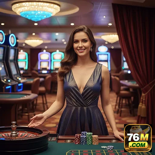 Ilustração de Acesse a plataforma de cassino online 76m com rapidez e segurança